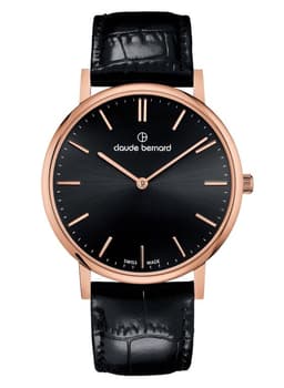 Reloj Slim Line 39mm Hombre Negro Negro TALLA UNICA
