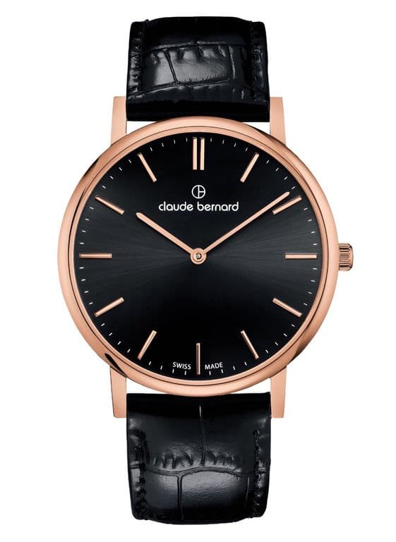 Reloj Slim Line 39mm Hombre Negro Negro TALLA UNICA