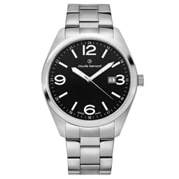 Reloj Classic Date Hombre Acero Plateado TALLA UNICA