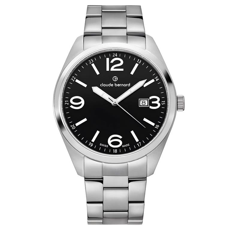 Reloj Classic Date Hombre Acero Plateado TALLA UNICA
