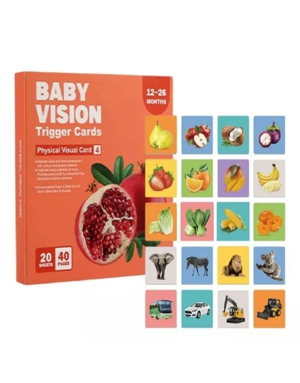 TARJETAS EDUCATIVAS ESTIMULACION VISUAL 12-36 MESES