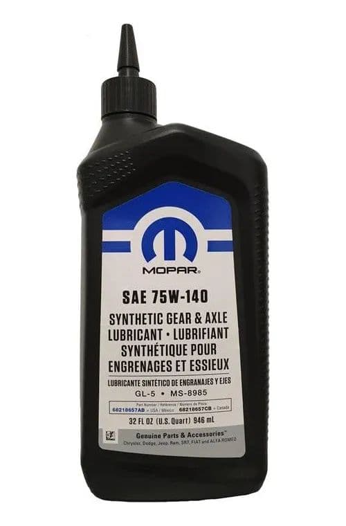 Aceite Diferencial 75w140 Mopar / Dodge / Jeep Bidon 946 Ml