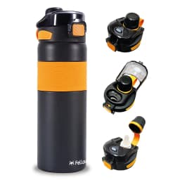 Termo Botella Termica Tauri By Mug Agua Cafe 800ML Amarillo