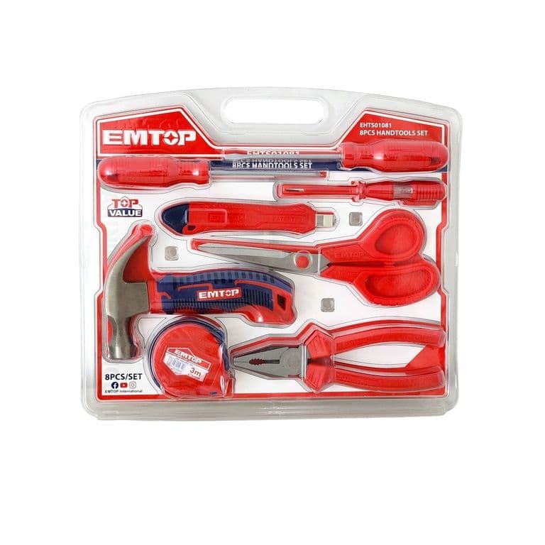 Pack de 8 Herramientas Manuales EHTS01081