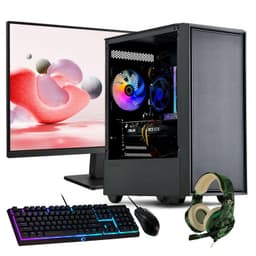 PC GAMER + MONITOR 24 + Perif: AMD RYZEN 5 8400 32Gb 2Tb RTX 3050