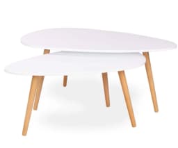 Mesa de centro Twin-Blanca