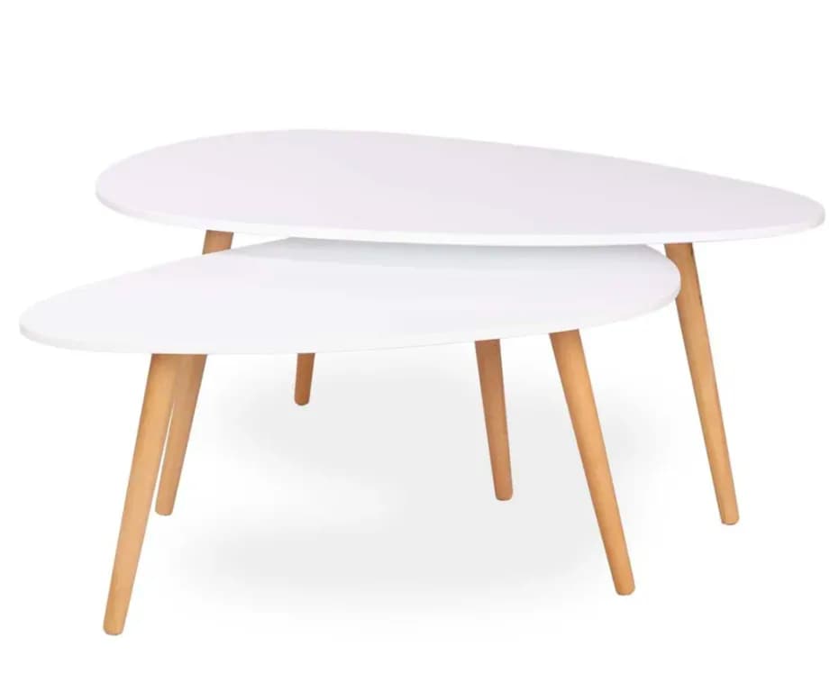 Mesa de centro Twin-Blanca