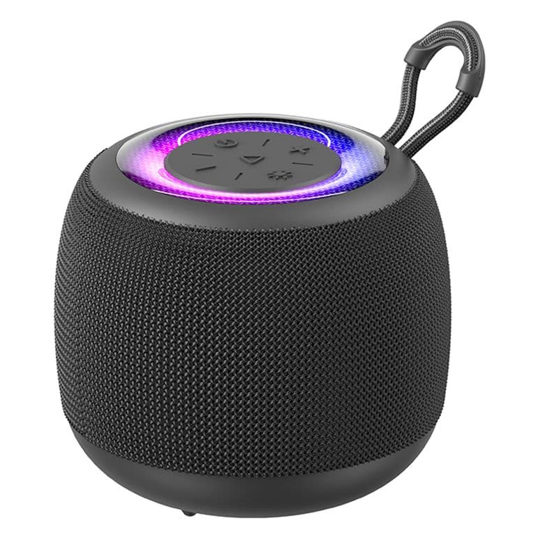 Parlante Mini Bluetooth Portatil YX014 1200 mAh Fiesta Negro