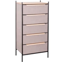 Velador Cajonera 5 Cajones Carry All Linea Minimalist