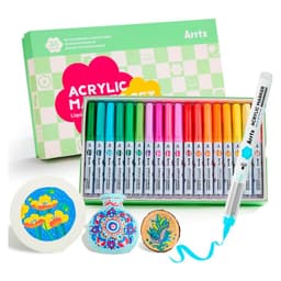 Marcadores acrilicos de 36 colores (punta pincel)
