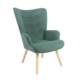 Sitial de Terciopelo Tarina Poltrona Capitone Verde