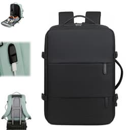 Mochila de Viaje o Escolar Multifuncional Negro TALLA UNICA