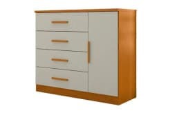 COMODA CON PUERTA ARENA CARAMELO ZANZINI