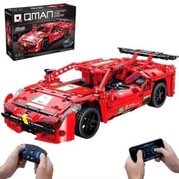 Auto Carreras Rojo Bloques Control Remoto o Smartphone