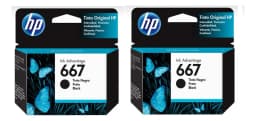Cartuchos de Tinta 667 Negro Original Pack
