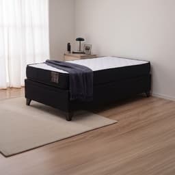 Cama Baul 1.5 plazas Athenas apertura horizontal negro