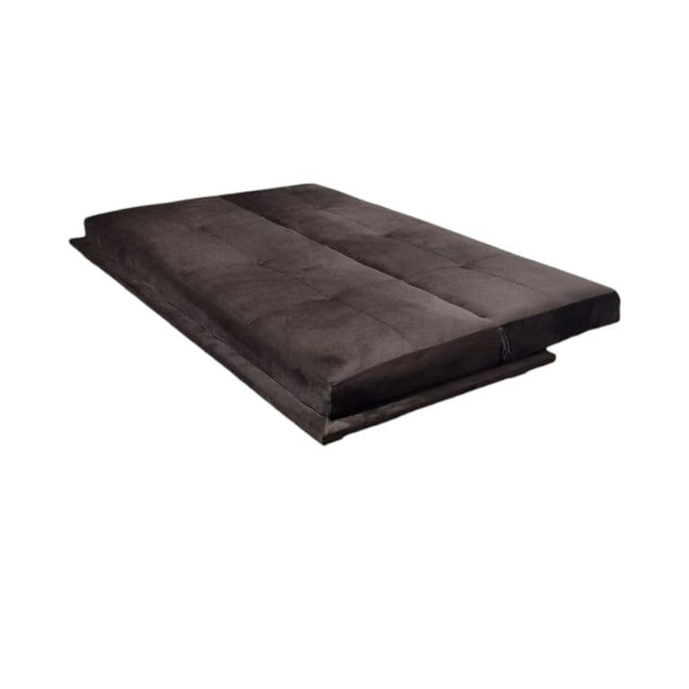 SOFA CAMA FELPA CHOCOLATE