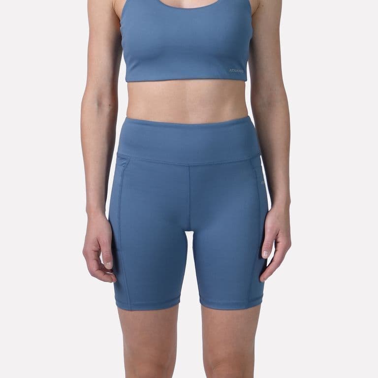 Calza Biker Mujer Oasis Azul M