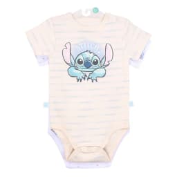 Body X2 Unisex Stitch Body Manga Corta 9 - 12 Meses Blanco 9-12 MESES