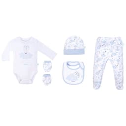 Baby Gift Set 5 Piezas Blanco Oso Nino Blanco TALLA UNICA