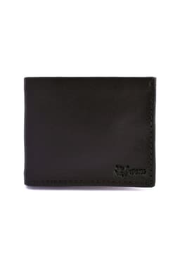 Billetera Hombre Cuero Negro TALLA UNICA