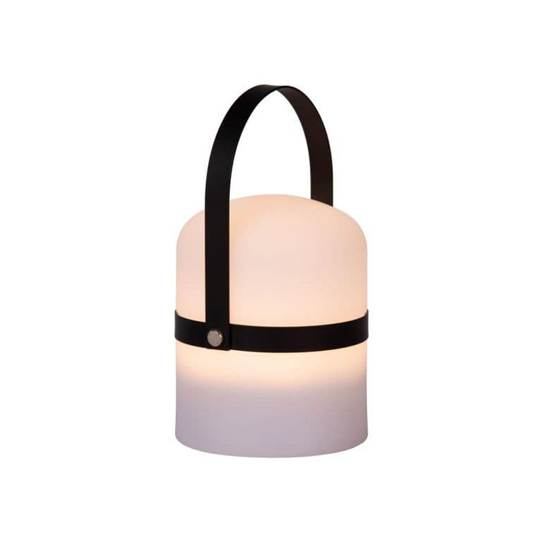 LAMPARA DE MESA MINI JOE LED RECARGABLE NEGRO 10CM