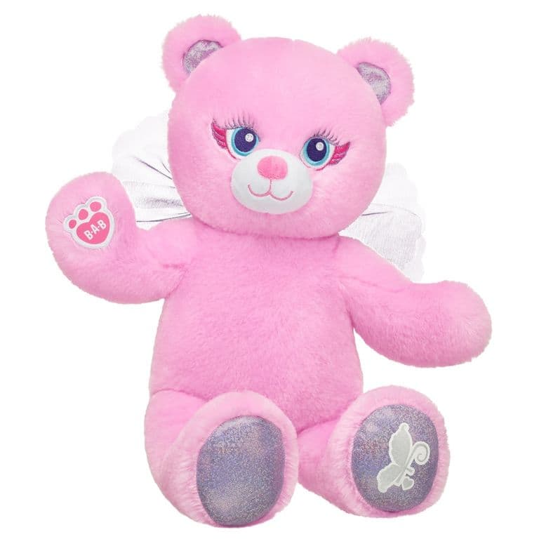 Peluche coleccion Fairy Friends 2 Oso Rosa
