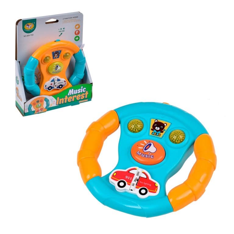 Volante didactico con sonido y luces
