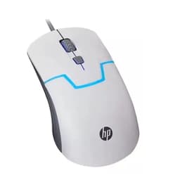 Mouse Gamer Usb M100 1600dpi Blanco Blanco