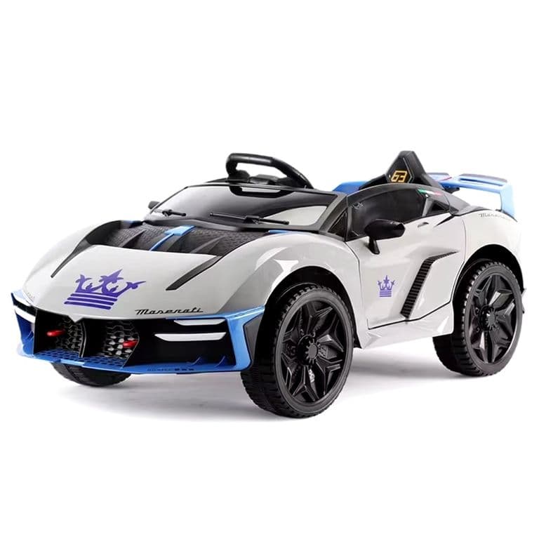 Maserati Deportivo Gris Auto Bateria Infantil Control Remoto