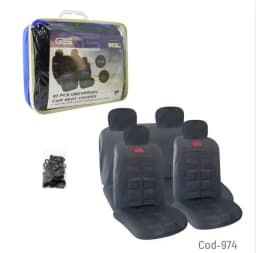 FUNDA PARA ASIENTO DE AUTO GTS ACOLCHADA COLORES 10 PCS