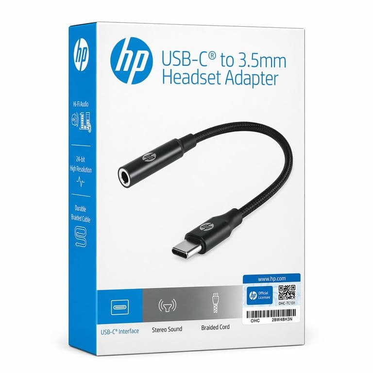 Adaptador para Audio USB-C a Jack 3.5mm HIFI DHC-TC131