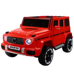 Mercedes Benz Grande Rojo Auto Electrico Infantil Traccion