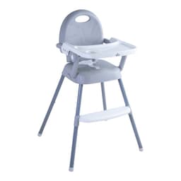 Silla de comer plegable portatil Bebe Nino Fold Gris Gris claro