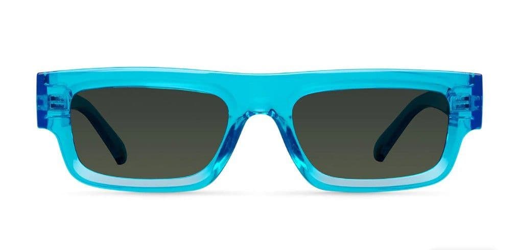 LENTES DE SOL POLARIZADOS - KITO CYAN OLIVE Celeste TALLA UNICA