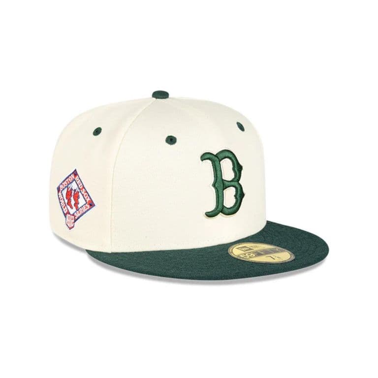 Gorra 59Fifty Boston Rojo Sox MLB Wool Visor Negro Blanco 7