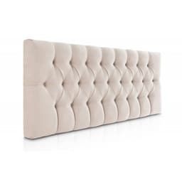 Respaldo Capitone Antonia HVM 1.5 plaza BLanco Invierno