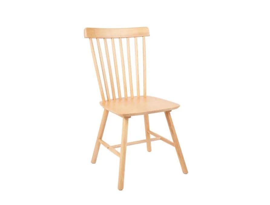 Silla de Comedor Windsor de Madera Natural