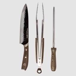 Set Parrillero Cuero PU