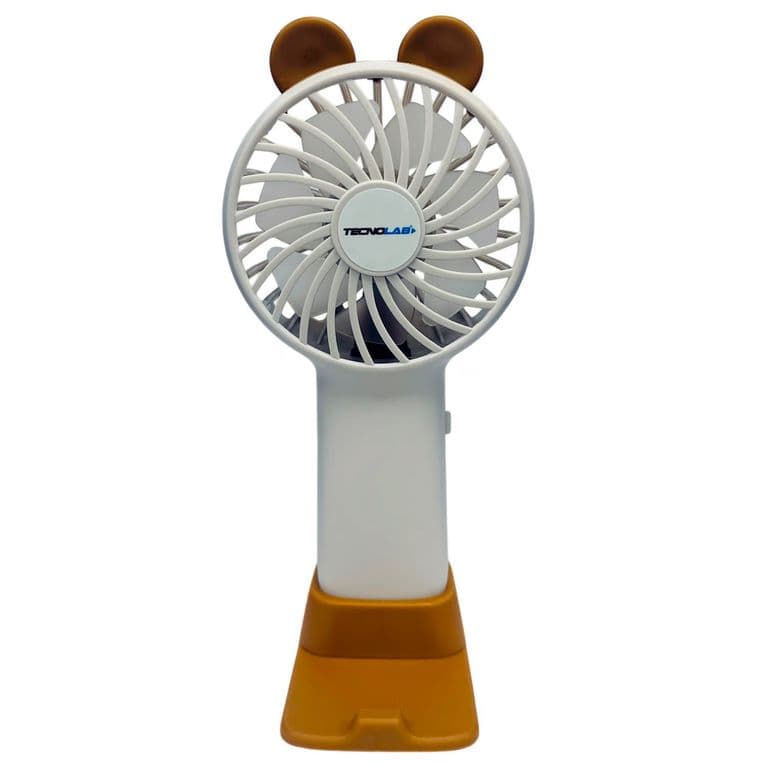 Mini Ventilador De Mano Diseno Oso Recargable - SC