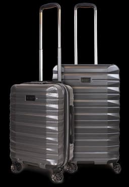 Pack 2 maletas S+M Rocky gris Gris M