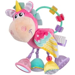 Sonajero Unicornio con Actividades Clip Clop Rosado