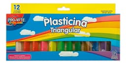 Plasticina 12 Colores Triangular.