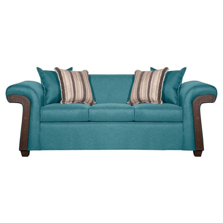 SOFA 3 CUERPOS NAPOLES TURQUESA