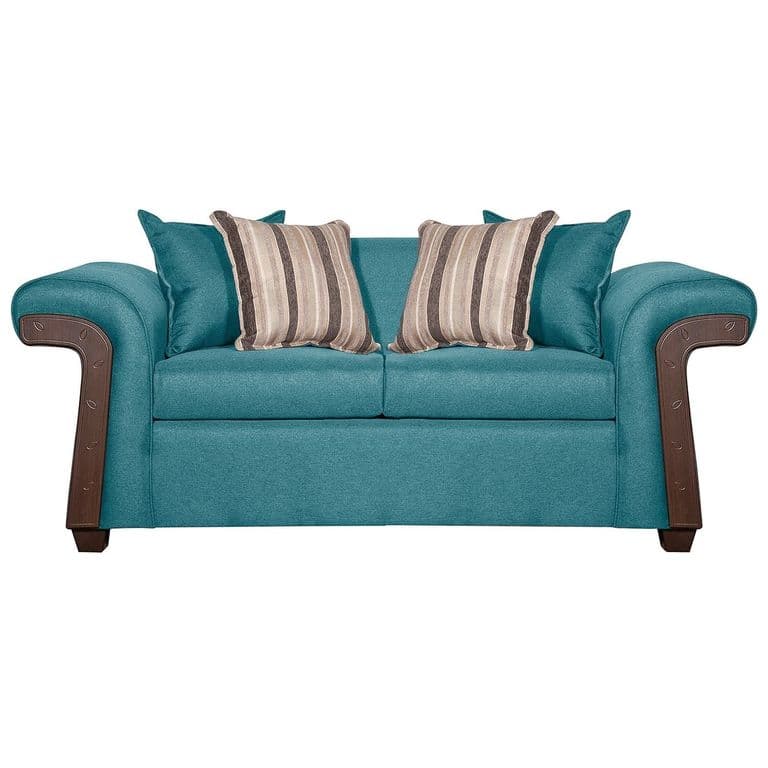 SOFA 2 CUERPOS NAPOLES TURQUESA
