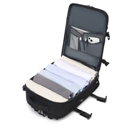 Mochila de Cabina Modelo Roma Tamano bolso de mano avion Negro TALLA UNICA