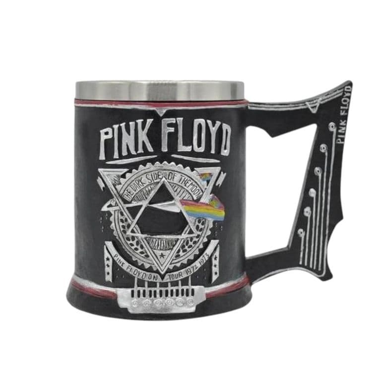 Tazon Taza 3d Resina Rock Pink Floyd Darkside Of The Moon - Negro