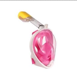 Mascara Snorkel con Base para Camara - Rosa