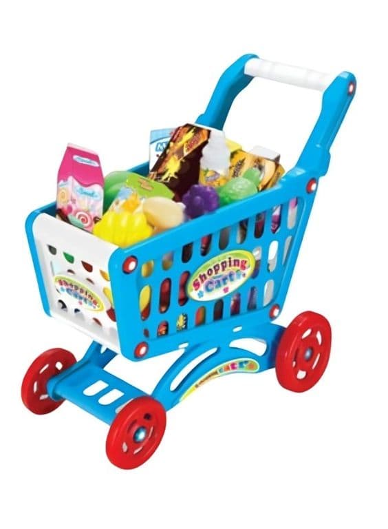 Carrito de compras 56 pcs - Azul