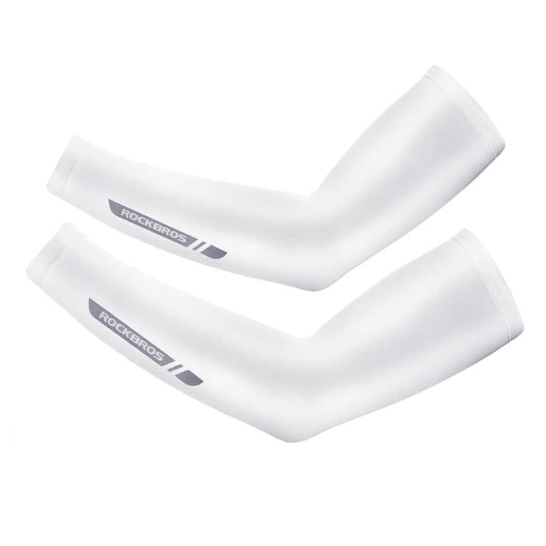 Mangas De Ciclismo Deportes Proteccion Uv Xt-016W Blanco L